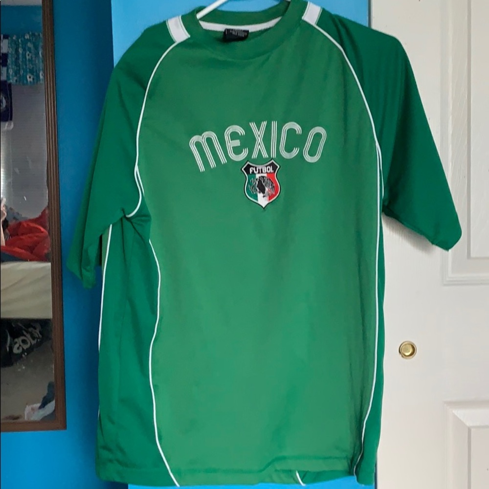 Green Mexico soccer jersey